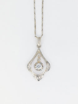 Collier Art-Déco en or et diamants - Castafiore