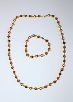 Collier-bracelet boules de Marseille or jaune - Castafiore