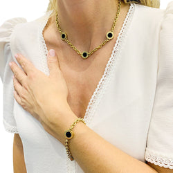 Collier BULGARI "Bulgari-Bulgari" en or jaune. - Castafiore