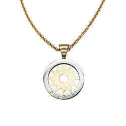 Collier Bulgari, "Tondo", or jaune et acier - Castafiore