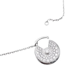 Collier Cartier, "Amulette", or blanc, diamants. - Castafiore
