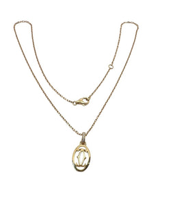 Collier CARTIER en or rose et diamants - Castafiore