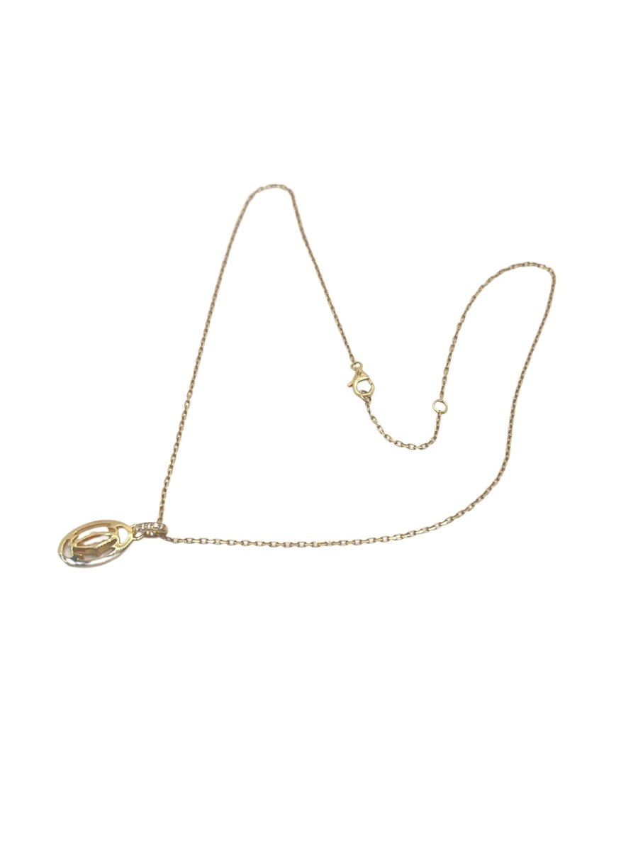 Collier CARTIER en or rose et diamants - Castafiore