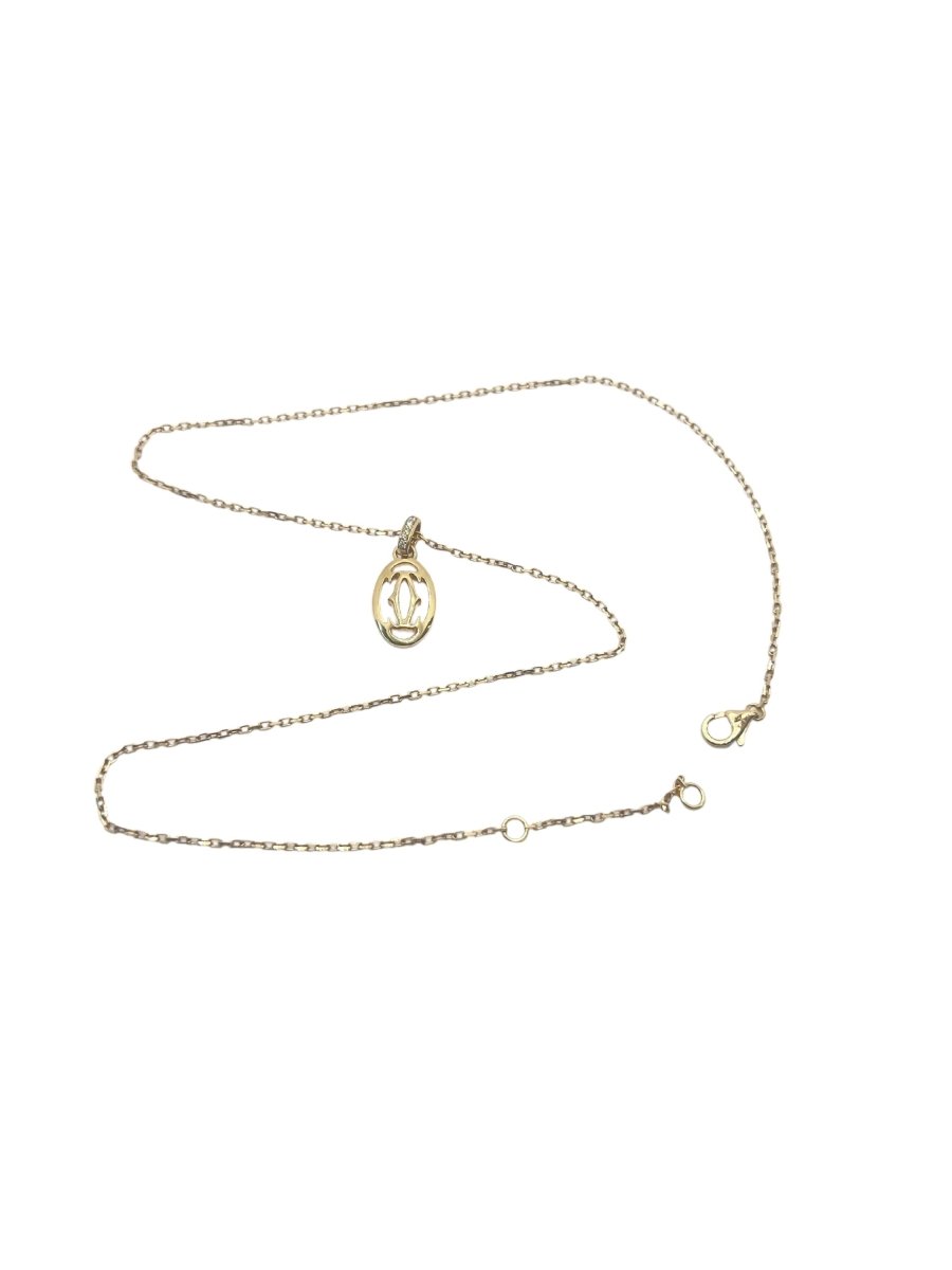 Collier CARTIER en or rose et diamants - Castafiore