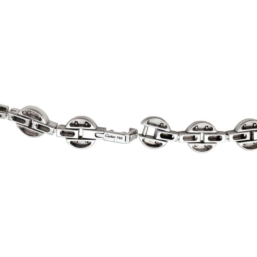 Collier CARTIER modèle "Himalia" en or blanc, diamants - Castafiore
