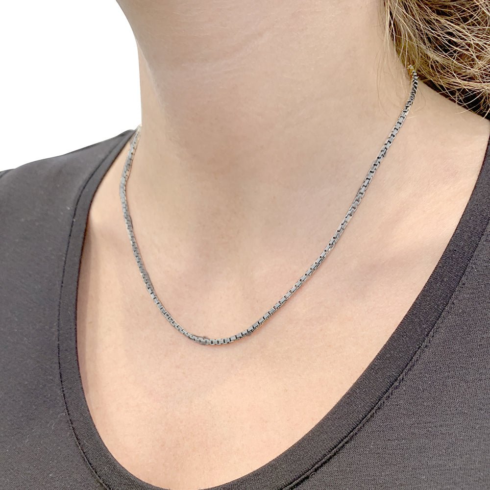 Double Layered Labradorite and Crescent Moon Necklace | Breathe Autumn Rain  – Breathe Autumn Rain Jewelry