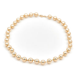 Collier Chaîne boules en or jaune - Castafiore