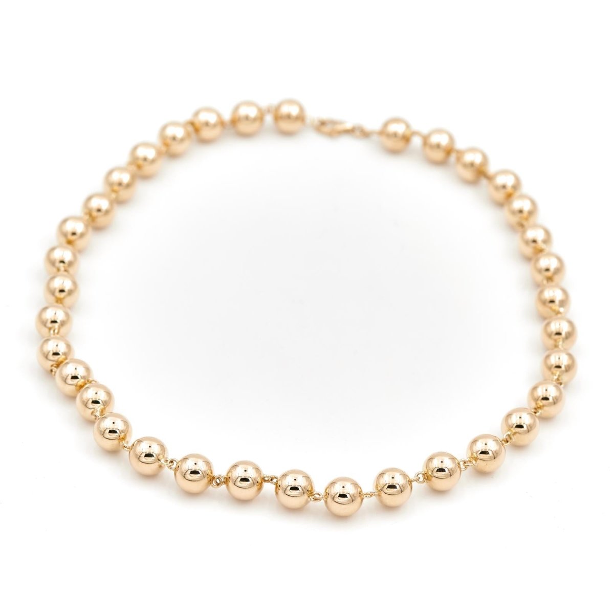 Collier Chaîne boules en or jaune - Castafiore