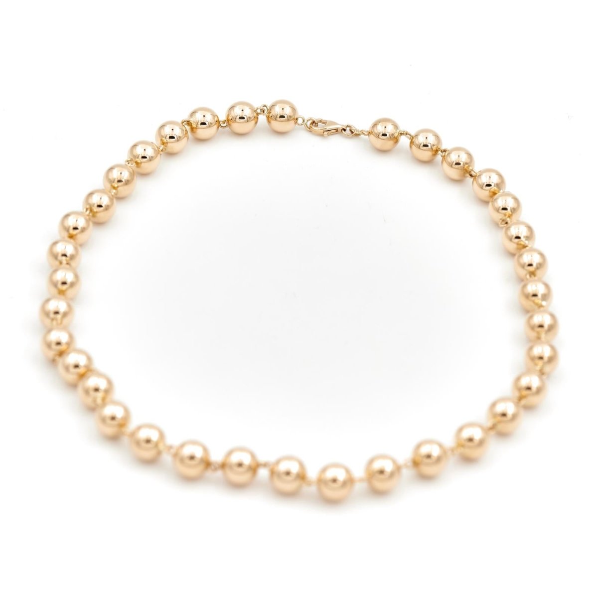 Collier Chaîne boules en or jaune - Castafiore