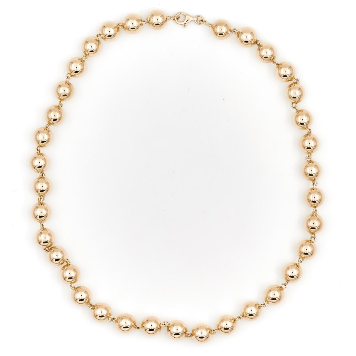 Collier Chaîne boules en or jaune - Castafiore