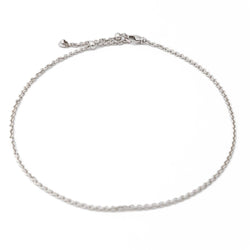 Collier Chaîne BULGARI en or blanc - Castafiore