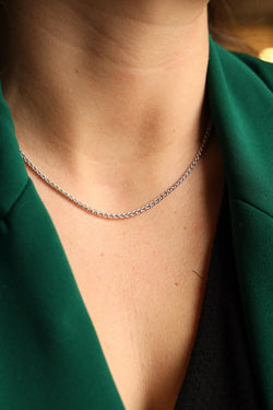 Collier Chaîne CHOPARD en or blanc - Castafiore