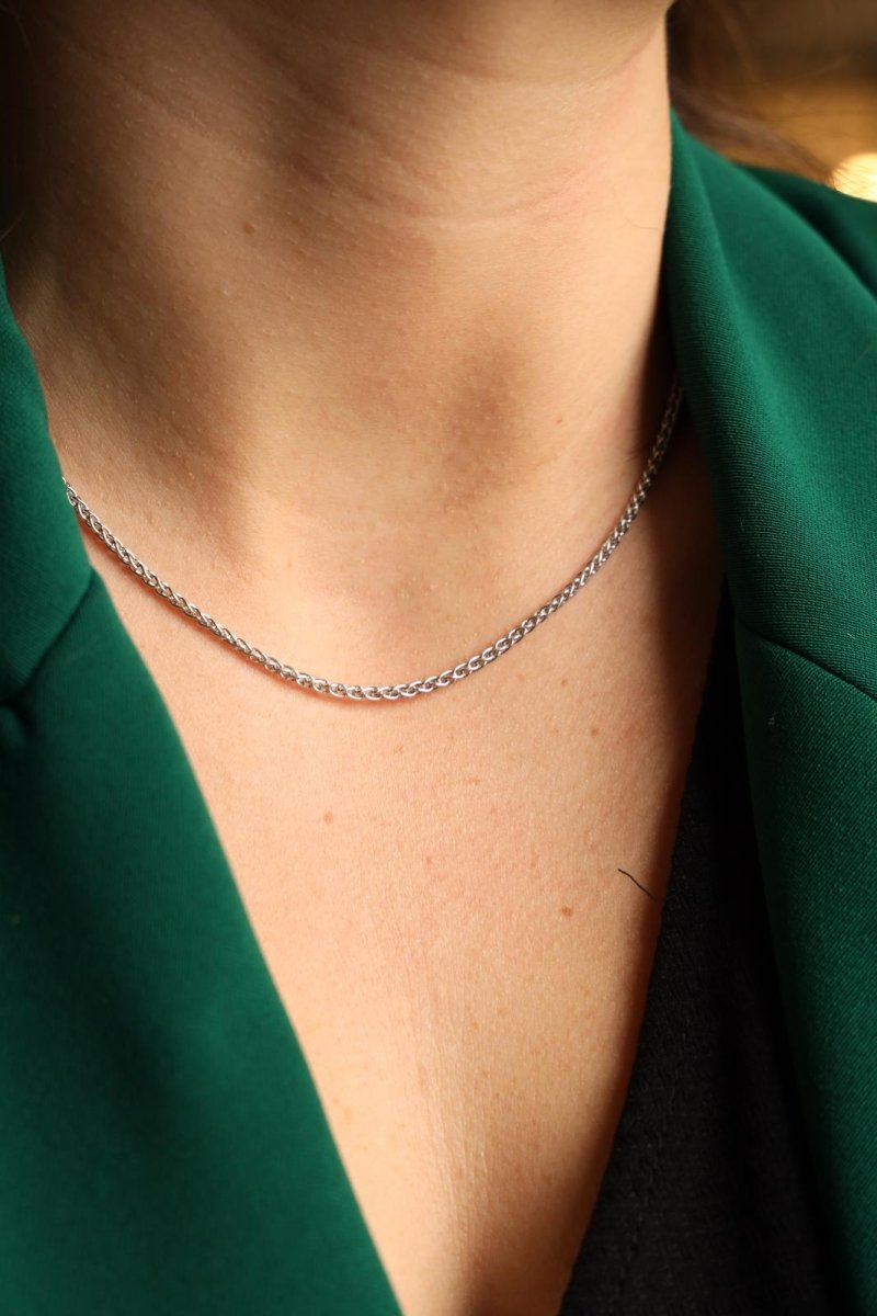 Collier Chaîne CHOPARD en or blanc - Castafiore