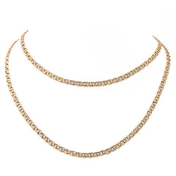 Collier Chaîne double en or jaune - Castafiore