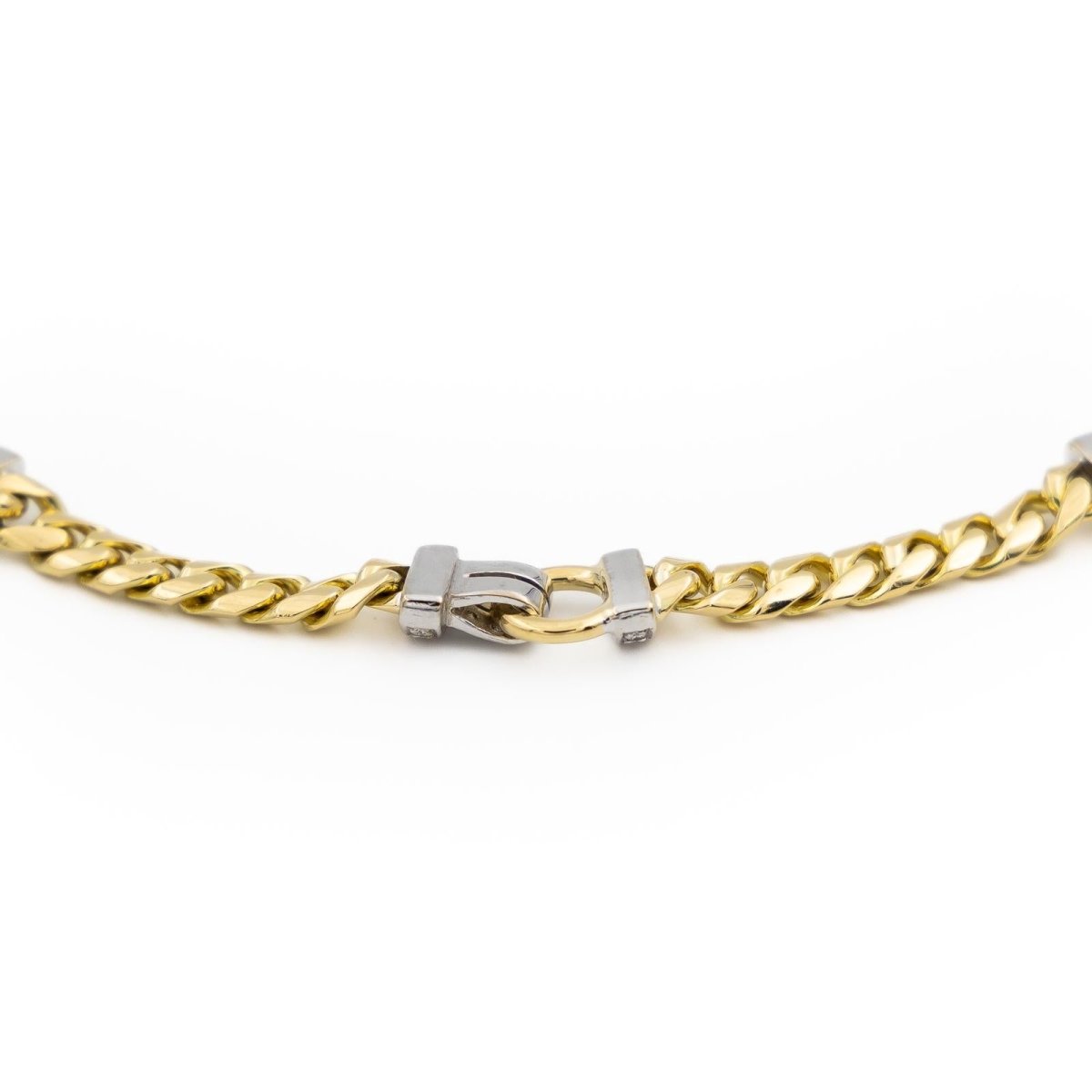 Collier Chaîne en 2 ors et diamants - Castafiore