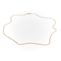 Collier Chaîne maille alternée en or jaune - Castafiore