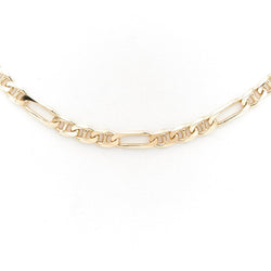 Collier Chaîne maille alternée en or jaune - Castafiore