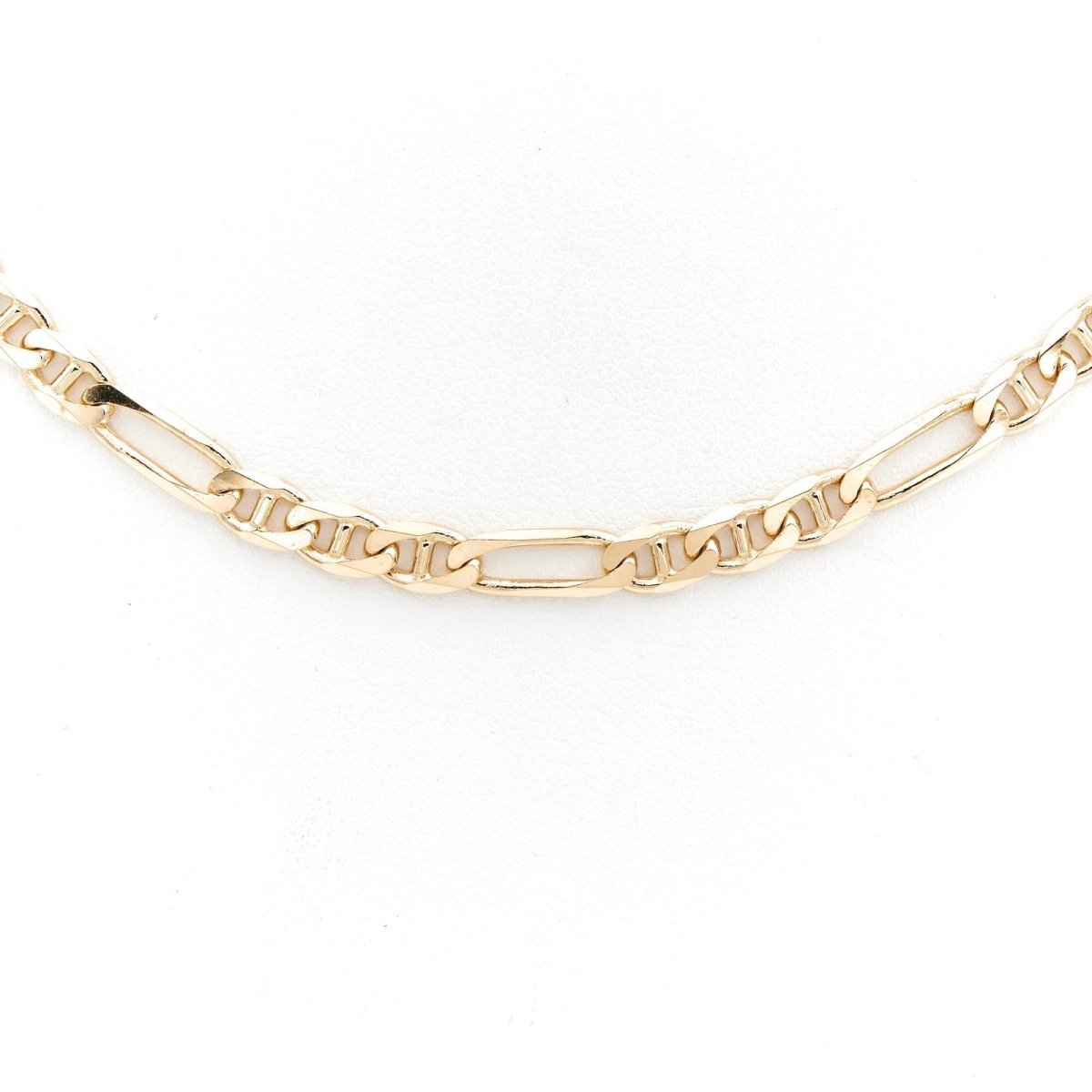 Collier Chaîne maille alternée en or jaune - Castafiore