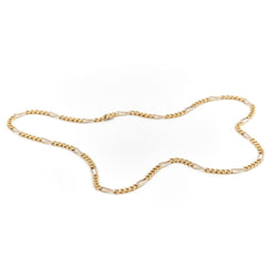 Collier Chaîne maille alternée en or jaune - Castafiore