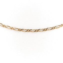 Collier Chaîne maille alternée en or jaune - Castafiore