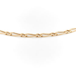 Collier Chaîne maille alternée en or jaune - Castafiore