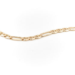 Collier Chaîne maille alternée en or jaune - Castafiore