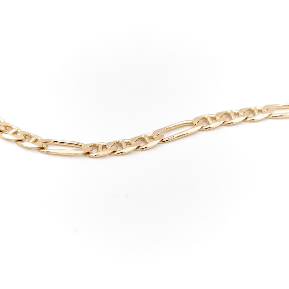 Collier Chaîne maille alternée en or jaune - Castafiore