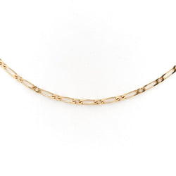 Collier Chaîne maille alternée en or jaune - Castafiore