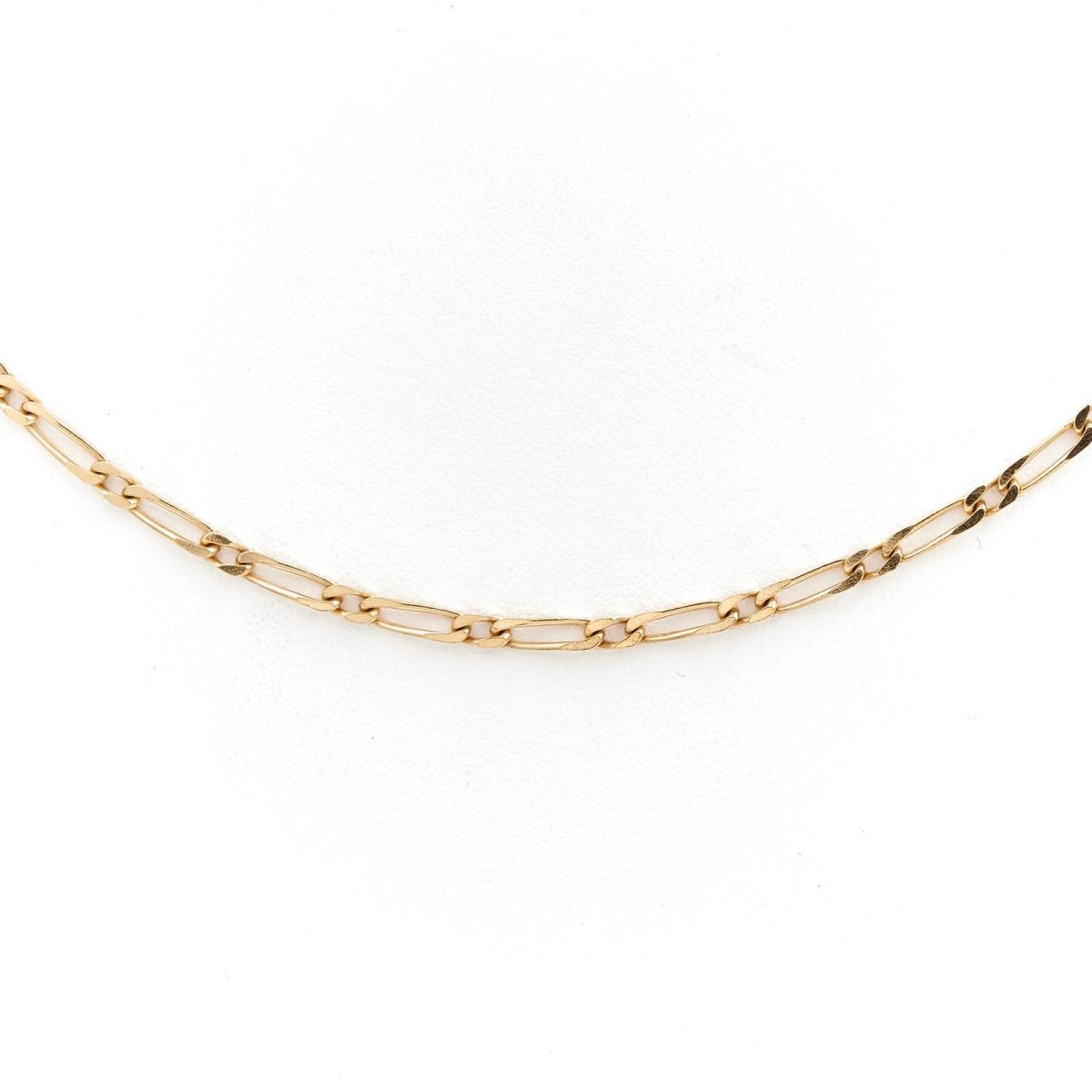 Collier Chaîne maille alternée en or jaune - Castafiore