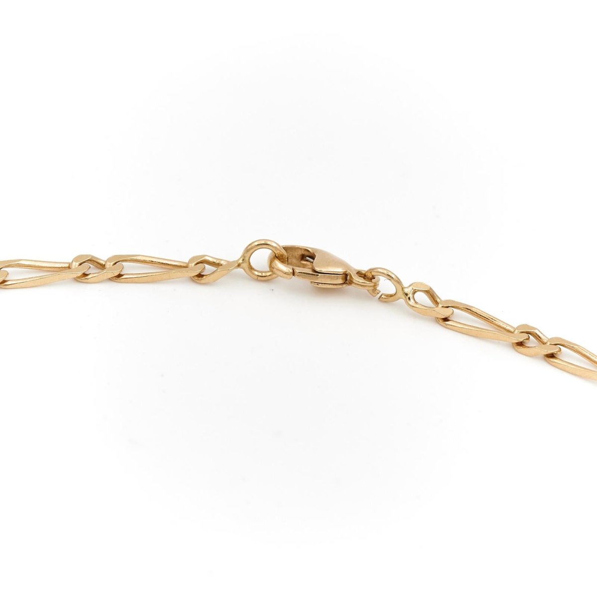 Collier Chaîne maille alternée en or jaune - Castafiore