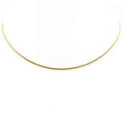 Collier Chaîne maille anglaise en or jaune - Castafiore