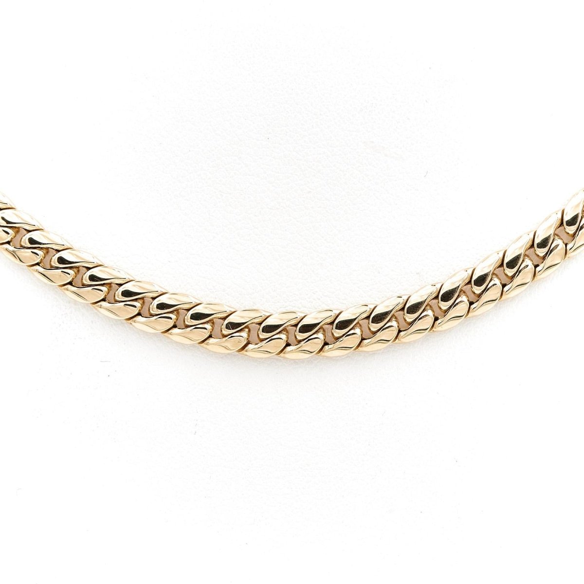 Collier Chaîne maille anglaise en or jaune - Castafiore