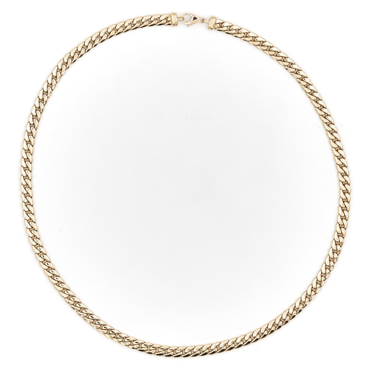 Collier Chaîne maille anglaise en or jaune - Castafiore