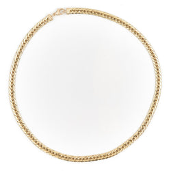Collier Chaîne maille anglaise en or jaune - Castafiore