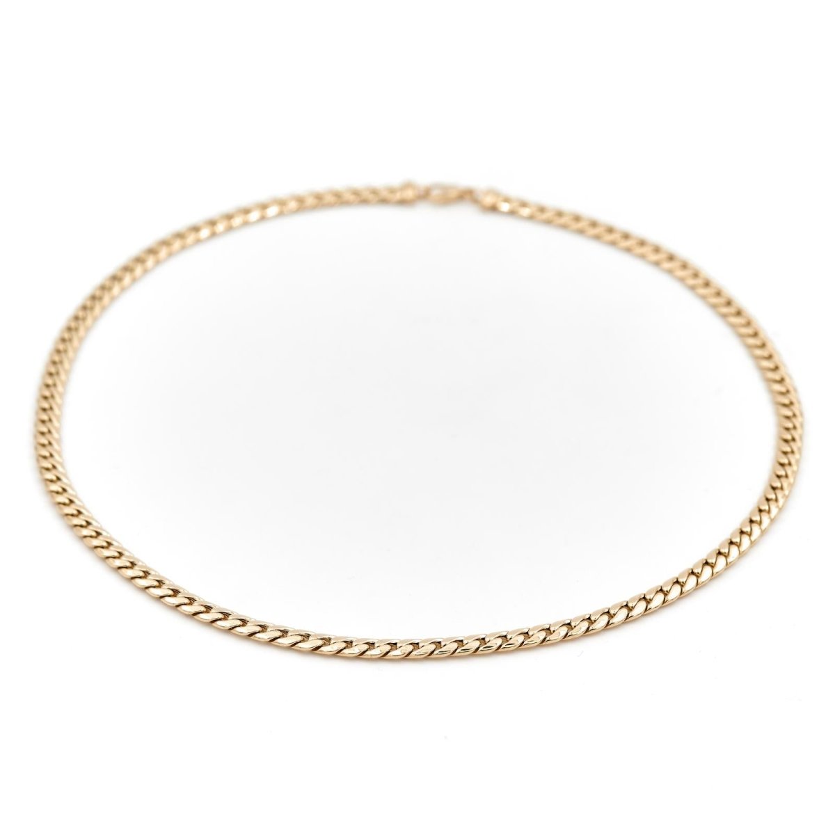 Collier Chaîne maille anglaise en or jaune - Castafiore