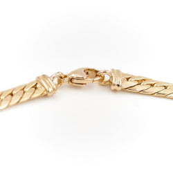 Collier Chaîne maille anglaise en or jaune - Castafiore