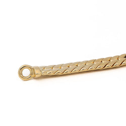 Collier Chaîne maille anglaise en or jaune - Castafiore