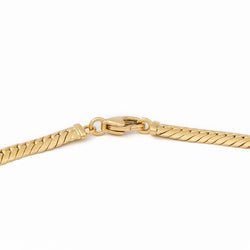 Collier Chaîne maille anglaise en or jaune - Castafiore