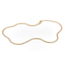 Collier Chaîne maille anglaise en or jaune - Castafiore