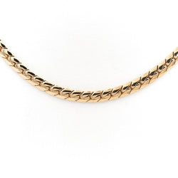 Collier Chaîne maille anglaise en or jaune - Castafiore