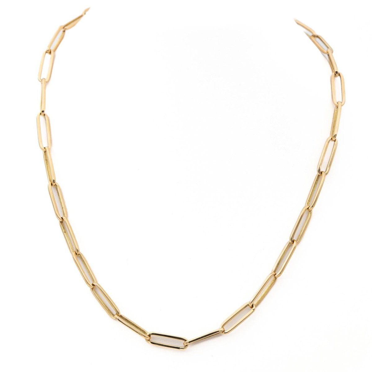 Collier Chaîne maille cheval en or jaune - Castafiore