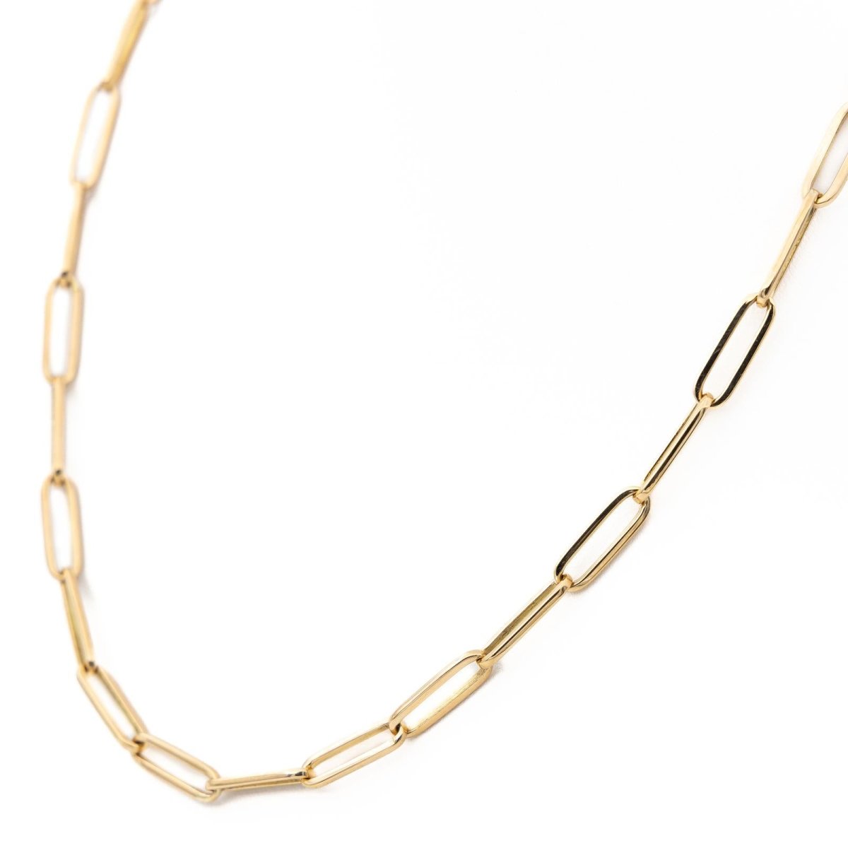 Collier Chaîne maille cheval en or jaune - Castafiore