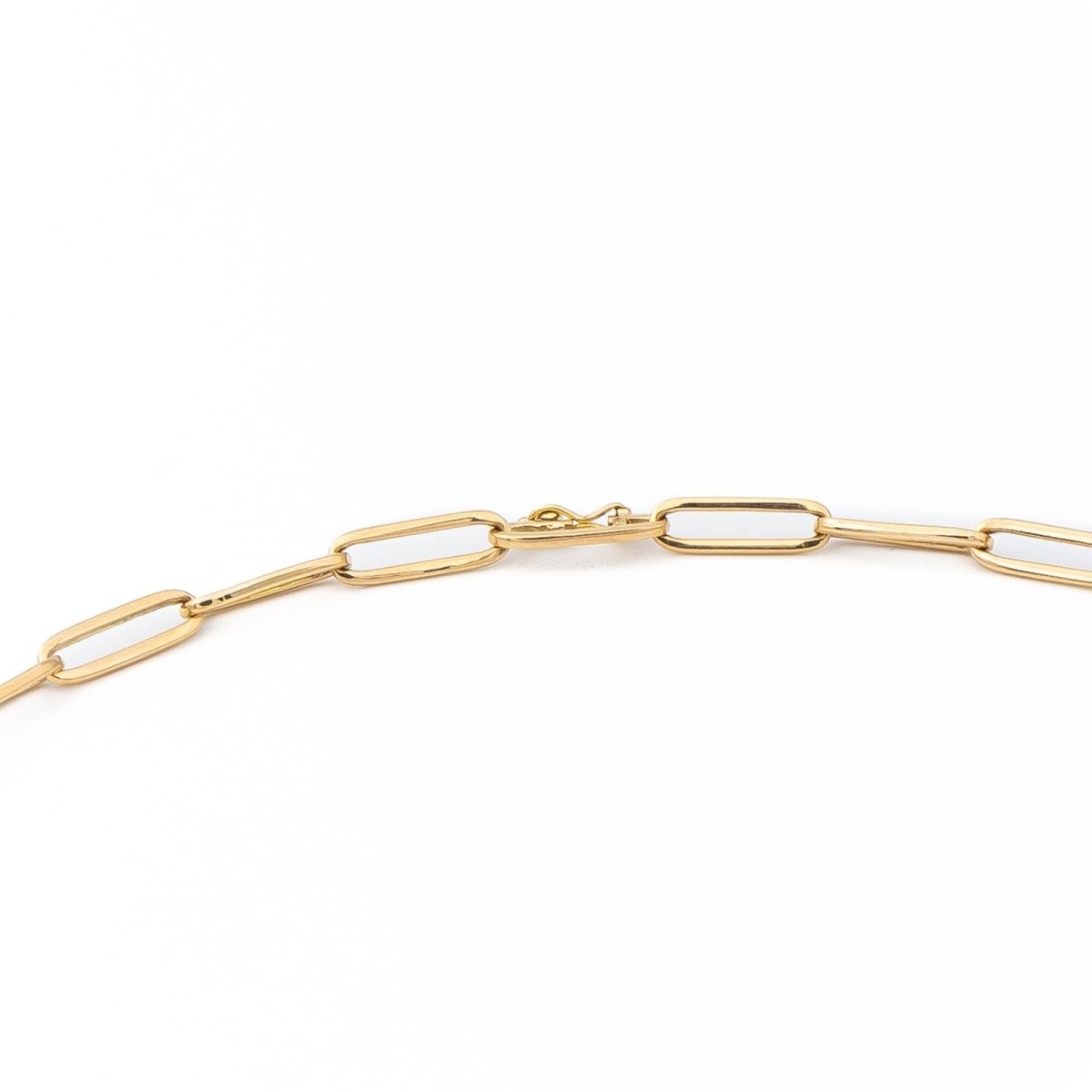 Collier Chaîne maille cheval en or jaune - Castafiore