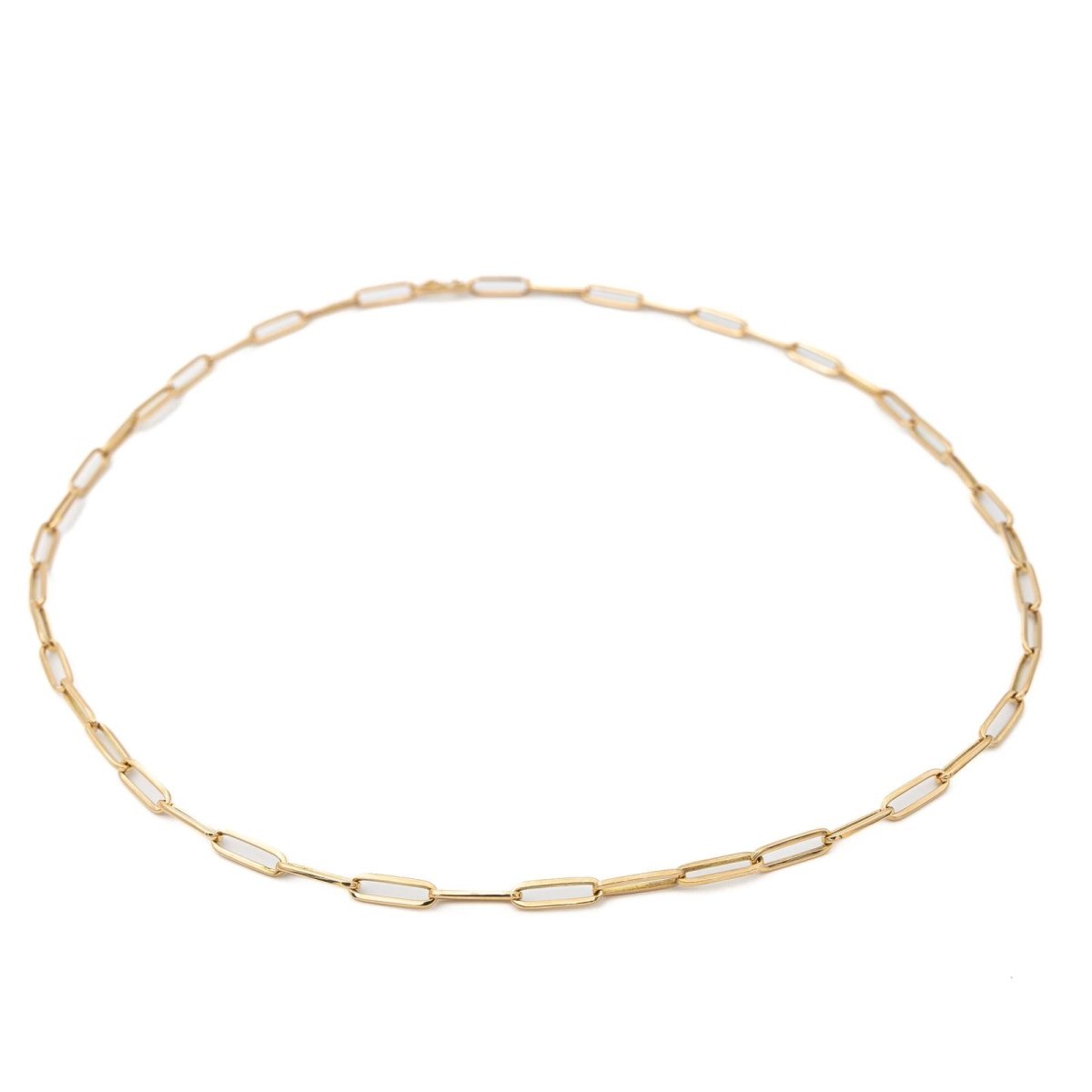 Collier Chaîne maille cheval en or jaune - Castafiore