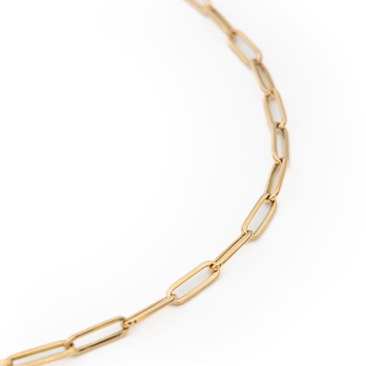 Collier Chaîne maille cheval en or jaune - Castafiore