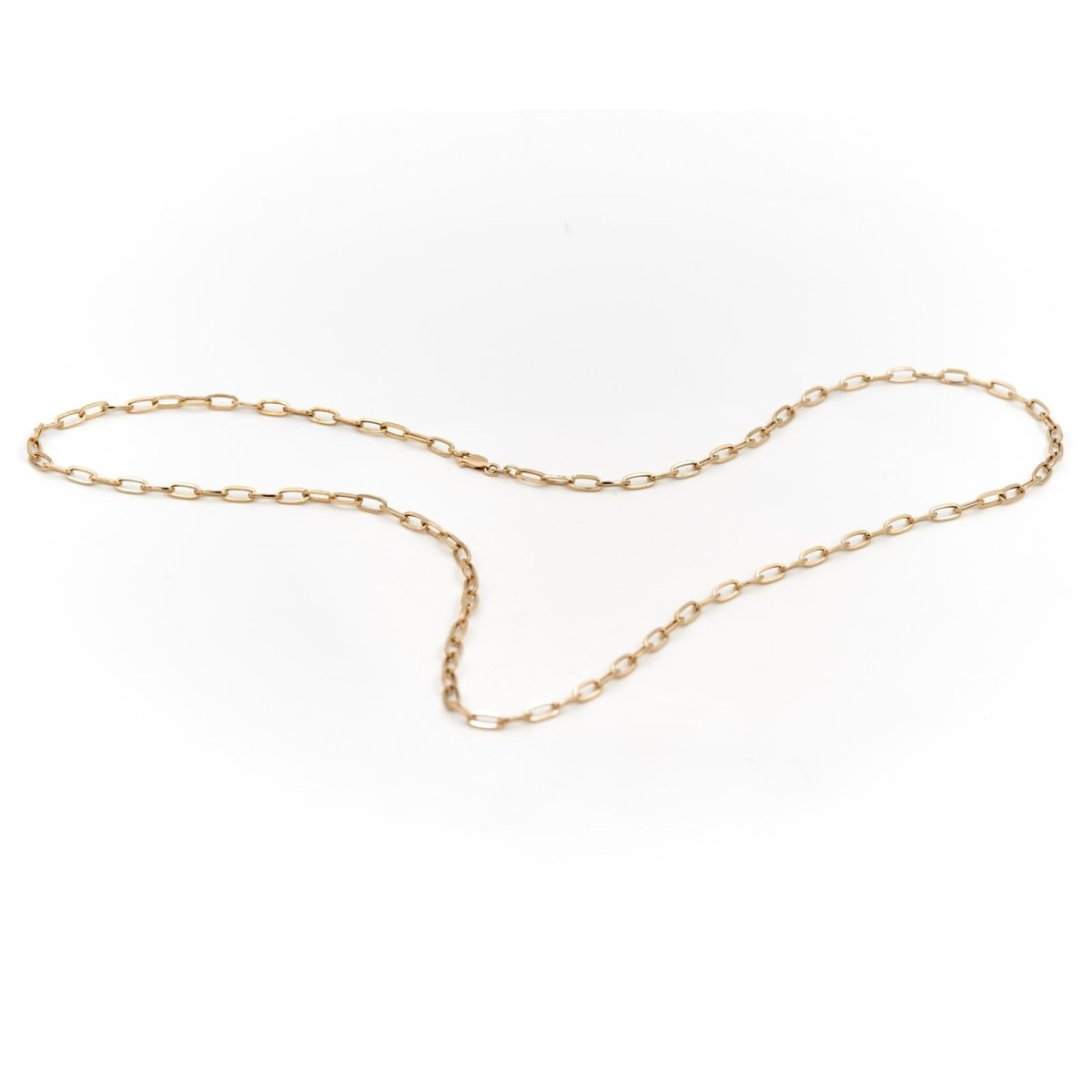 Collier Chaîne maille cheval en or jaune - Castafiore