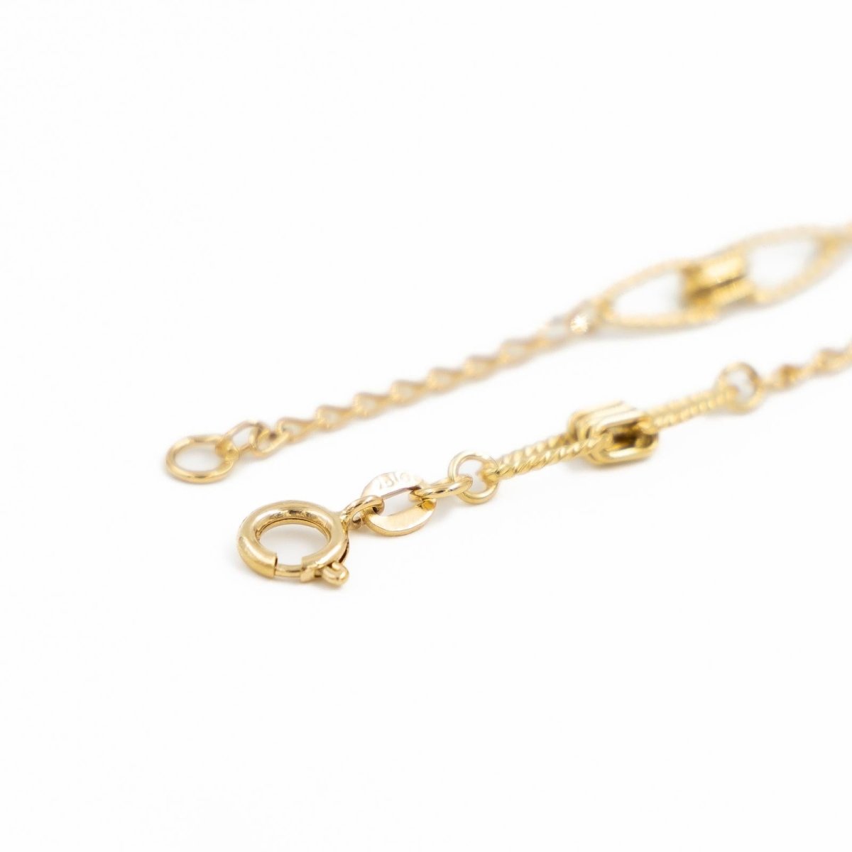 Collier Chaîne maille fantaisie en or jaune - Castafiore