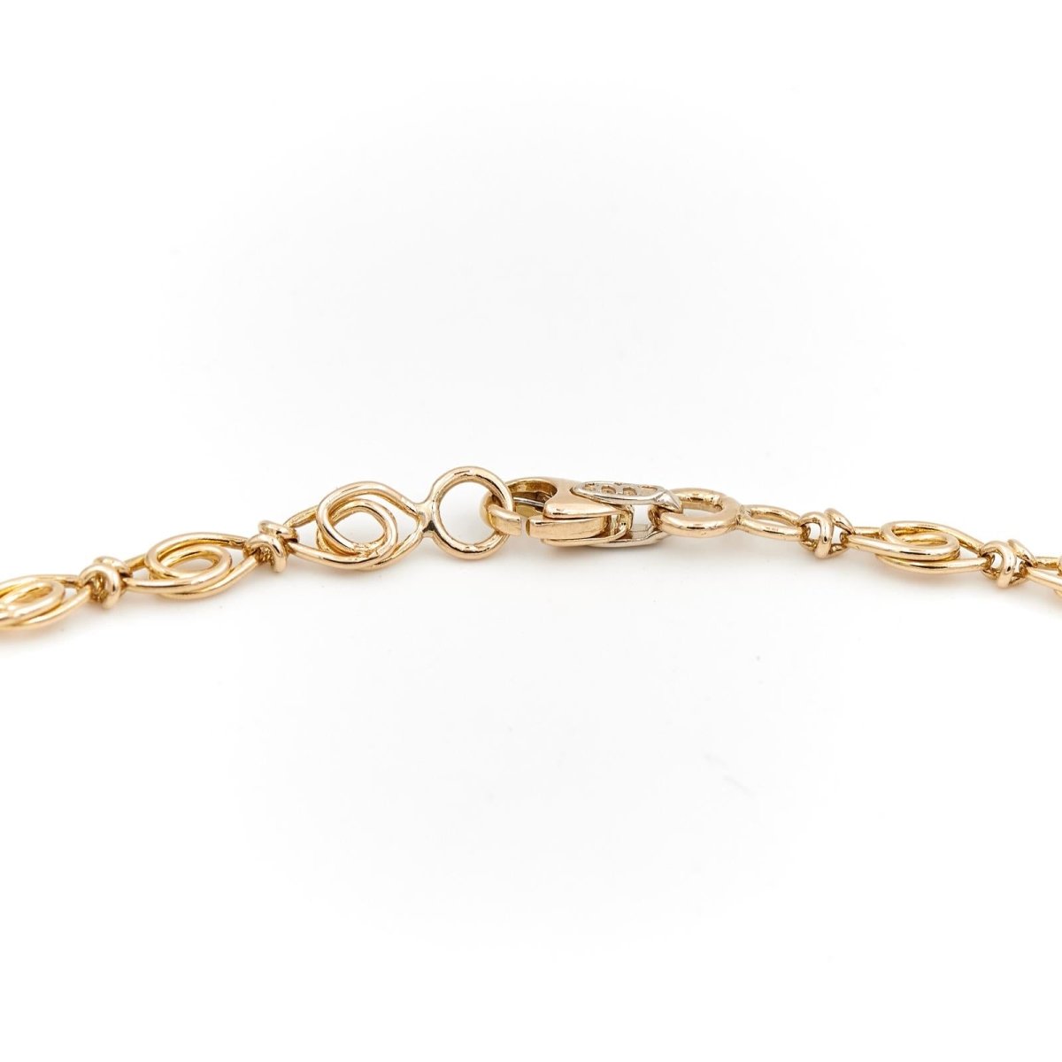 Collier Chaîne maille fantaisie en or jaune - Castafiore