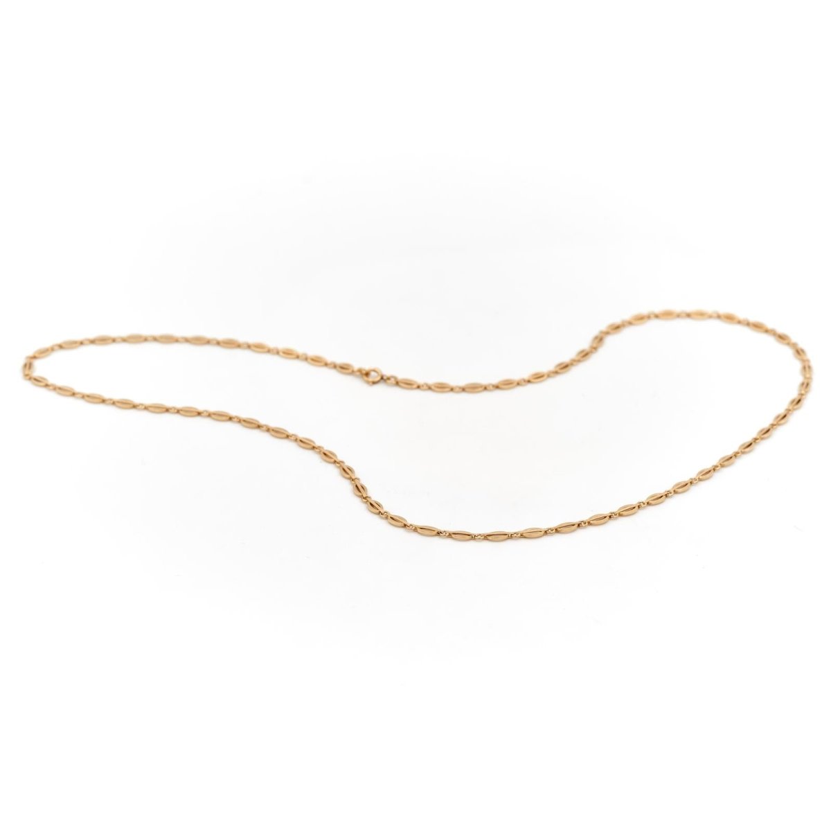 Collier Chaîne maille fantaisie en or jaune - Castafiore