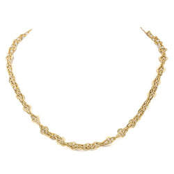 Collier Chaîne maille fantaisie en or jaune - Castafiore